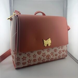 Loungefly Sanrio My Melody & Kuromi Floral Skull Crossbody Purse